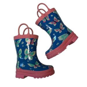 Hatley Girls Butterfly Rainboots 5Y